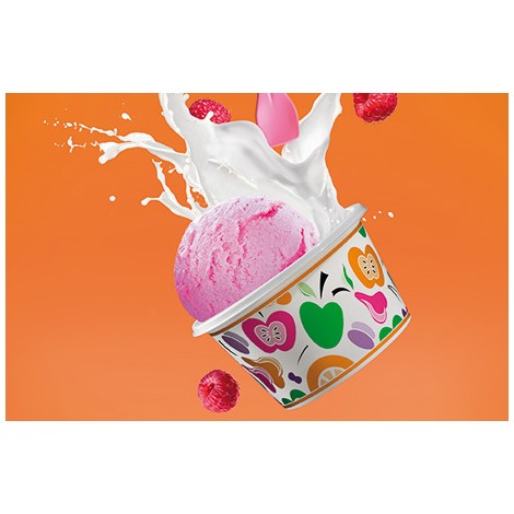 50 Pz Coppetta Cup BIO PLA JOY 100cc Verde per Gelato ALCAS