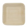 Piatto Quadrato In Foglia Di Palma 18x18cm. 25pz.