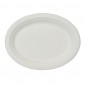 PIATTO POLPA CELLULOSA OVALE 23X16 50PZ