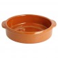 CASSERUOLA TERRACOTTA CON MANICI 450ML Ø15X4,5CM