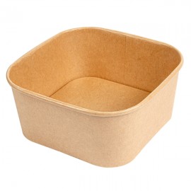 Coppa Insal. Avana Quadrata Ml.1410 17x17x7cm Pz50