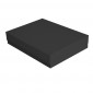 VASSOI+COP. THEPACK 230G 23X17X4,5CM NERO PZ.50