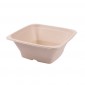PIATTO POLPA CELLULOSA 18X18 H.7 CM 50PZ