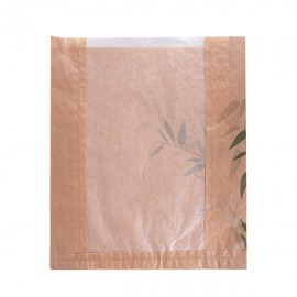 Sacchetti Kraft Finestra Carta 26+4x30 Pz.250