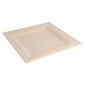 PIATTO POLPA CELLULOSA 20X20 NATUR 50PZ. 1CTX10CF