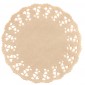 PIZZO ROTONDO DIAM.30,5CM 250PZ. NATUR 1CT.X4CF.