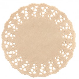 Pizzo Rotondo Diam.42cm 250pz. Natur 1ct.x4cf.