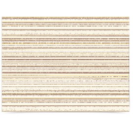 Tovaglia 30x40 Righe Marroni Pz.500