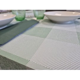 Tovaglia 100x100 Quadro Green-lightgreen
