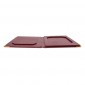 PORTACONTO-RENDIRESTO 17X22,8X2 CM BORDEAUX PELLE