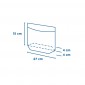 SACCHETTI CON BASE E FINES. AUTOAD.27X15X4CM PZ100
