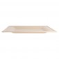 PIATTO POLPA CELLULOSA 20X20 NATUR 50PZ. 1CTX10CF