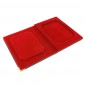 PORTACONTO-RENDIRESTO 17X22,8X2 CM BORDEAUX PELLE